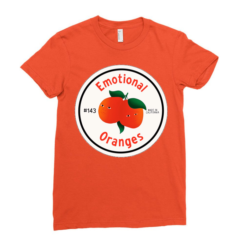 Emotional Oranges Ladies Fitted T-Shirt by wivekesubiha | Artistshot