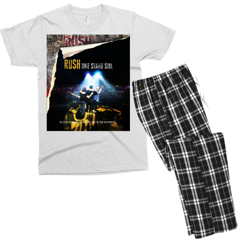 Time Stand Still Always Rush   Cool Men's T-shirt Pajama Set | Artistshot