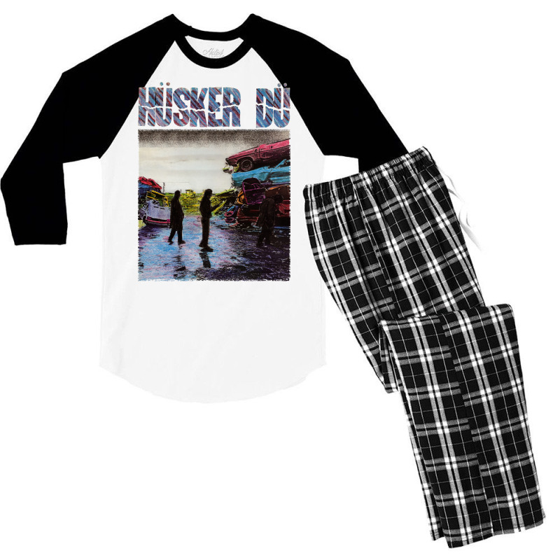 Husker Du   Zen Arcade Men's 3/4 Sleeve Pajama Set by kapoumahesov | Artistshot