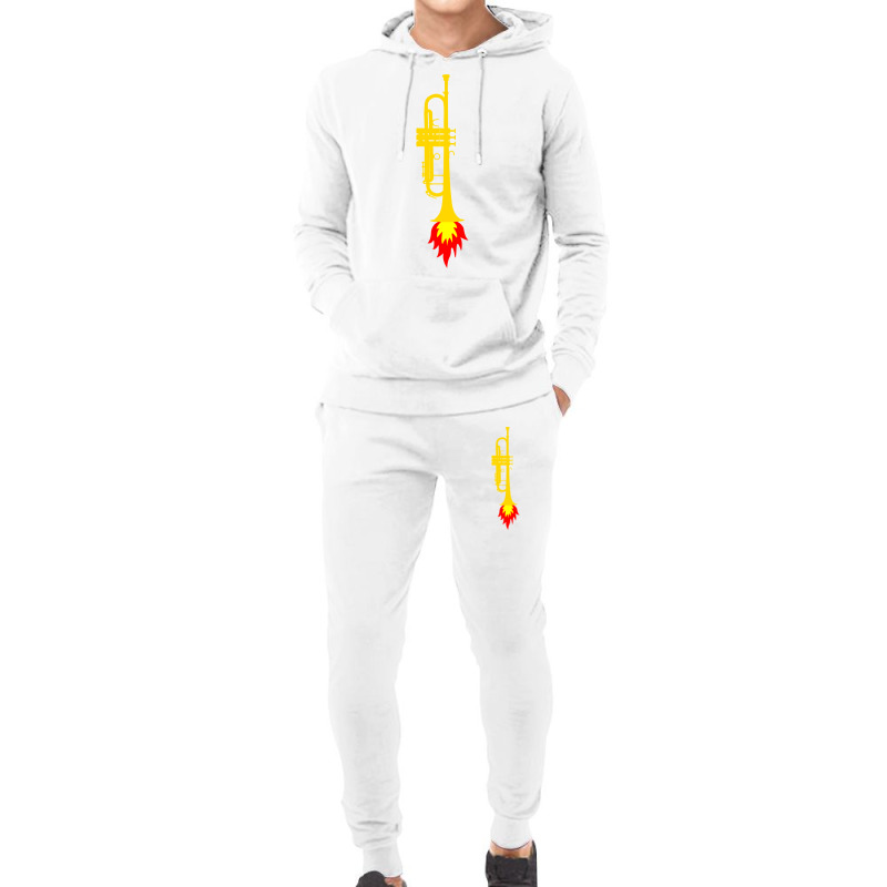 Trumpet Rocket Funny Trumpet Gift Classic T Hoodie & Jogger set by kleisazumatar | Artistshot