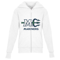 Maine Ice Hockey Youth Zipper Hoodie | Artistshot