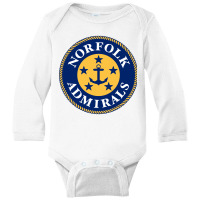 Norfolk Ice Hockey Long Sleeve Baby Bodysuit | Artistshot