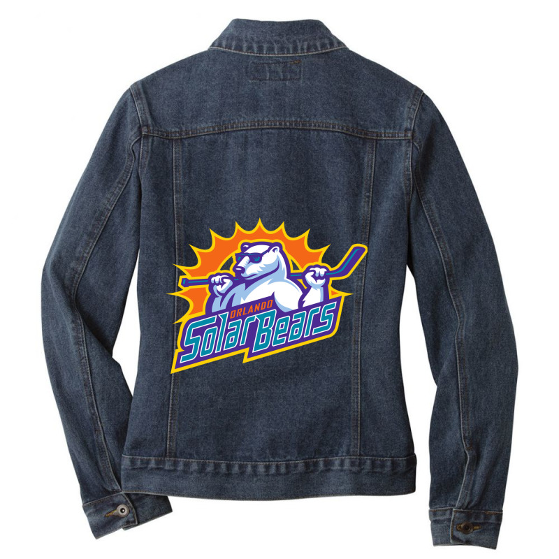 Orlando Ice Hockey Ladies Denim Jacket by bawbaww3 | Artistshot