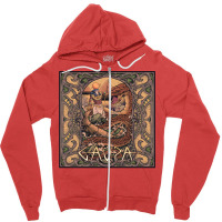 God Fight Against Giant Snake Zipper Hoodie | Artistshot