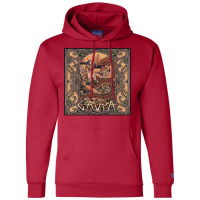 God Fight Against Giant Snake Champion Hoodie | Artistshot