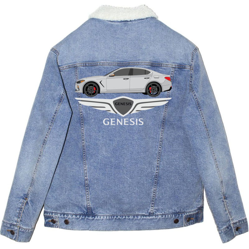 Genesis G70 Unisex Sherpa-Lined Denim Jacket by dayisskicas2 | Artistshot