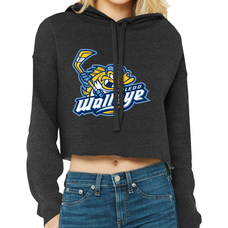 Toledo Ice Hockey Cropped Hoodie by bawbaww3 | Artistshot