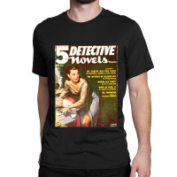 5 Detective Novels 1 Classic T-shirt | Artistshot