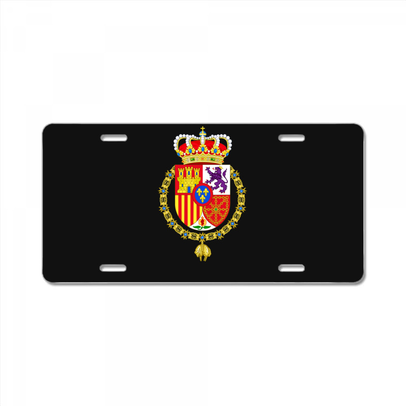 Coat Of Arms Of The King Of Spain 1 License Plate | Artistshot