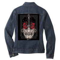 Ghost Classic Poster Boy Ladies Denim Jacket | Artistshot