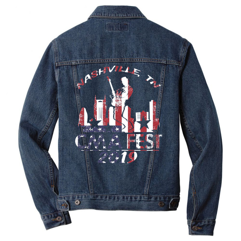 Usa Cma Fest Nashville Classic  Humor Men Denim Jacket by mironamabotep | Artistshot