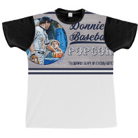 Donnie Baseball Popcorn Graphic T-shirt | Artistshot