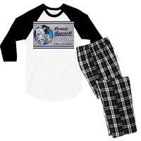 Donnie Baseball Popcorn Men's 3/4 Sleeve Pajama Set | Artistshot