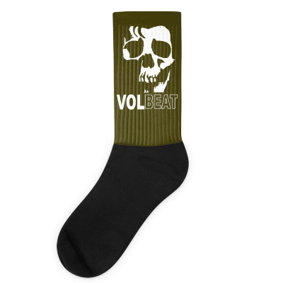Volbeat Danish Rock Band Cool Skull Socks Designed By Mdk Art