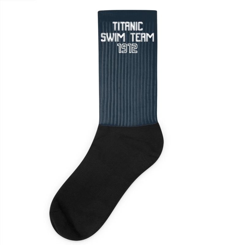 Custom Titanic Swim Team 1912 Funny Socks By Mdk Art - Artistshot