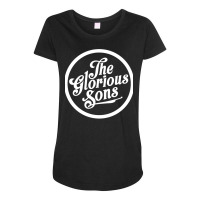 White The Glorious Sons The Unfinished Business Tour 2021 2022   Love Maternity Scoop Neck T-shirt | Artistshot