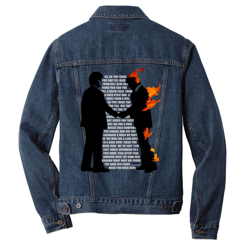 Wish You Were ..... Classic  Stars Men Denim Jacket by bafixtreemm | Artistshot