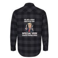 Firefighter Funny Trump 1 Flannel Shirt | Artistshot