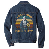 Vintage Design This Is Some Bullsht Men Denim Jacket | Artistshot