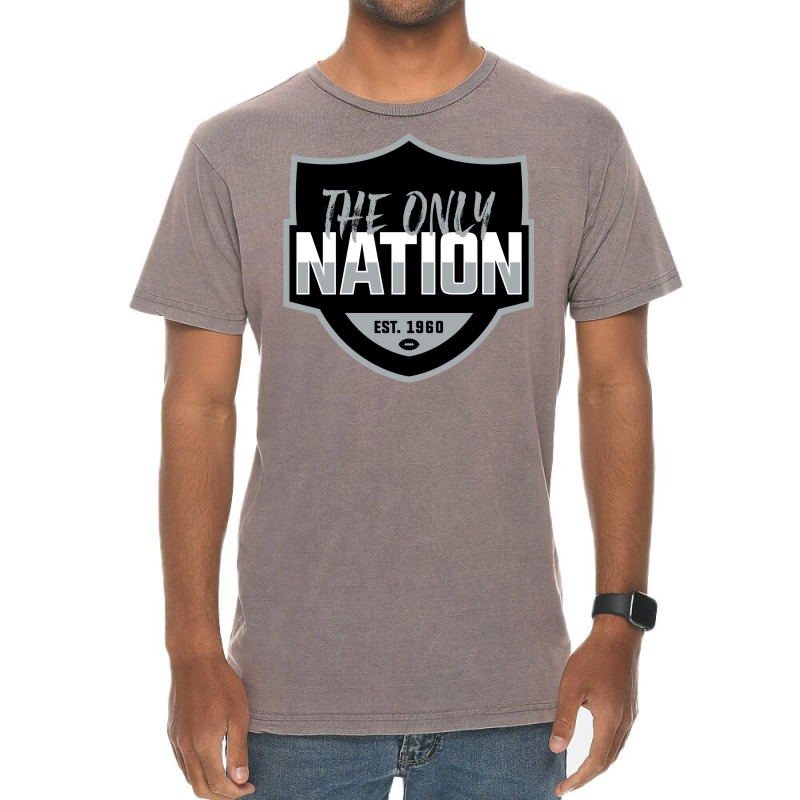 The Only Nation Vintage T-Shirt by buvarpeunjinc | Artistshot