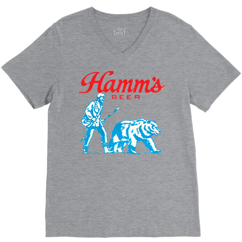 Vintage Faded Hamms Beer V-neck Tee | Artistshot