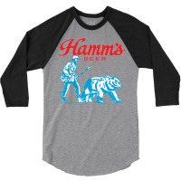 Vintage Faded Hamms Beer 3/4 Sleeve Shirt | Artistshot