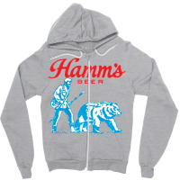 Vintage Faded Hamms Beer Zipper Hoodie | Artistshot