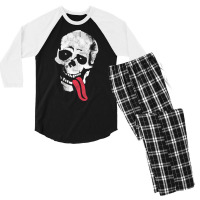 Jesse Pinkman Skeleton Tongue Men's 3/4 Sleeve Pajama Set | Artistshot