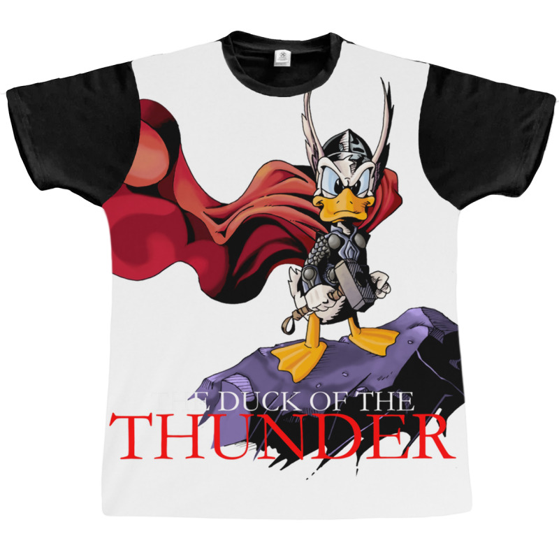 The Duck Of The Thunder Classic Poster Trending Graphic T-shirt | Artistshot