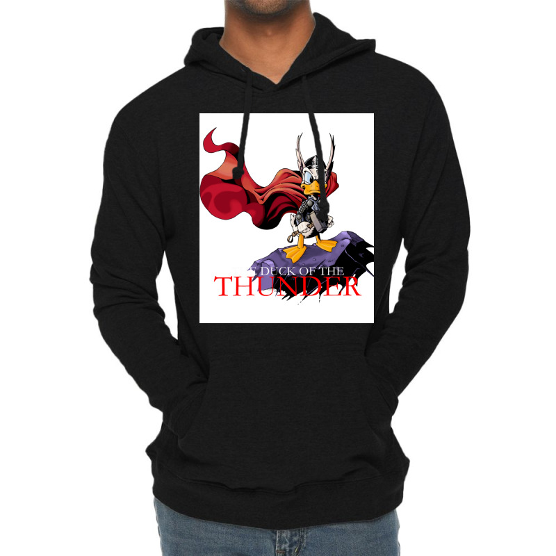 The Duck Of The Thunder Classic Poster Trending Lightweight Hoodie | Artistshot