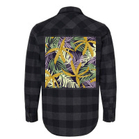 Trend Pattern With Colorful Tropical Leaves Plants Poster Travel Flannel Shirt | Artistshot