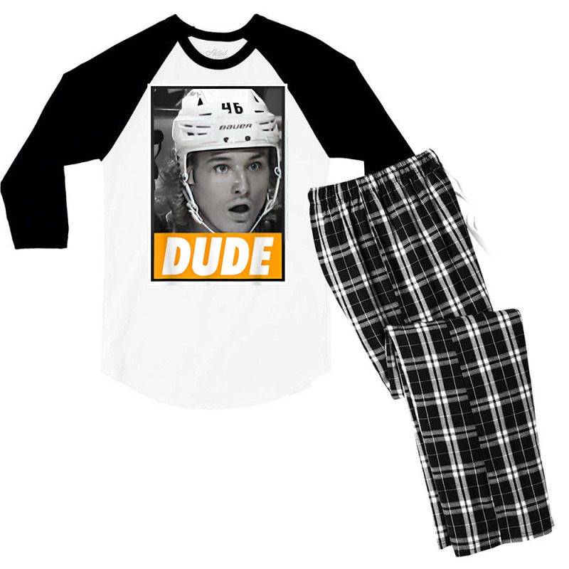 Trevor Zegras Dude Professional Ice Hockey Player Michigan Team Gift Men's 3/4 Sleeve Pajama Set by buvarpeunjinc | Artistshot