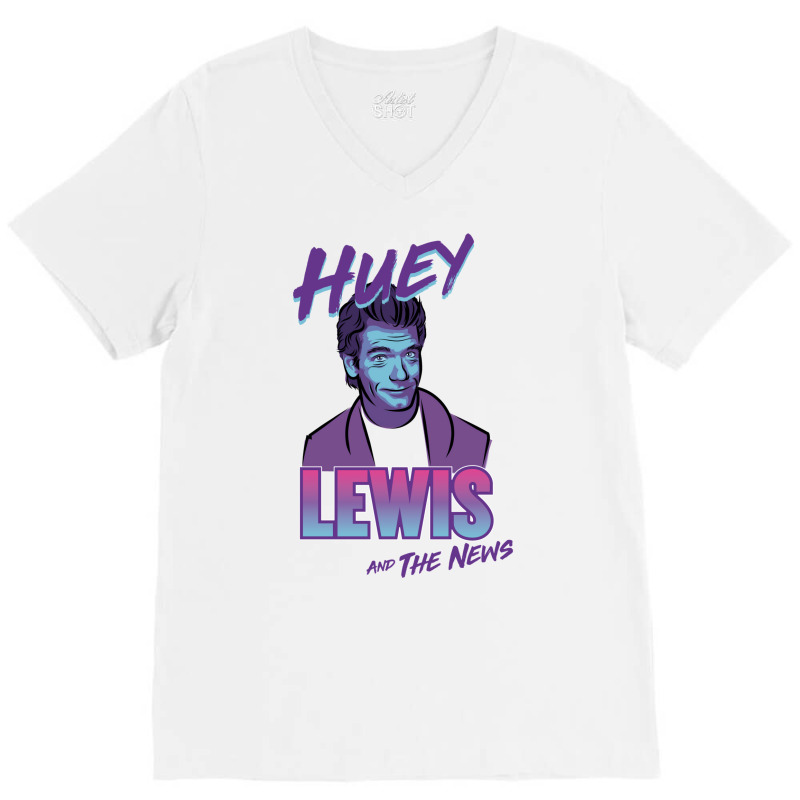 Huey Lewis & The News V-neck Tee | Artistshot