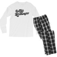 Daddys Lil Monster Men's Long Sleeve Pajama Set | Artistshot