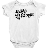 Daddys Lil Monster Baby Bodysuit | Artistshot