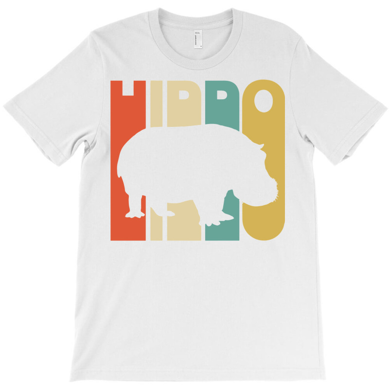 Vintage Style Hippo Silhouette Shirt T-shirt | Artistshot