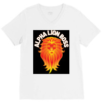 Alpha Lion Boss Classic Poster Music V-neck Tee | Artistshot