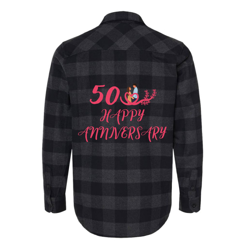 50th Anniversary Gifts Flannel Shirt by Mikoart | Artistshot