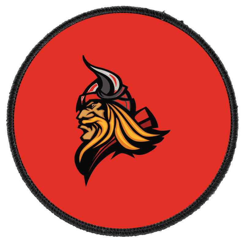 Cool Helmet   Viking Round Patch | Artistshot