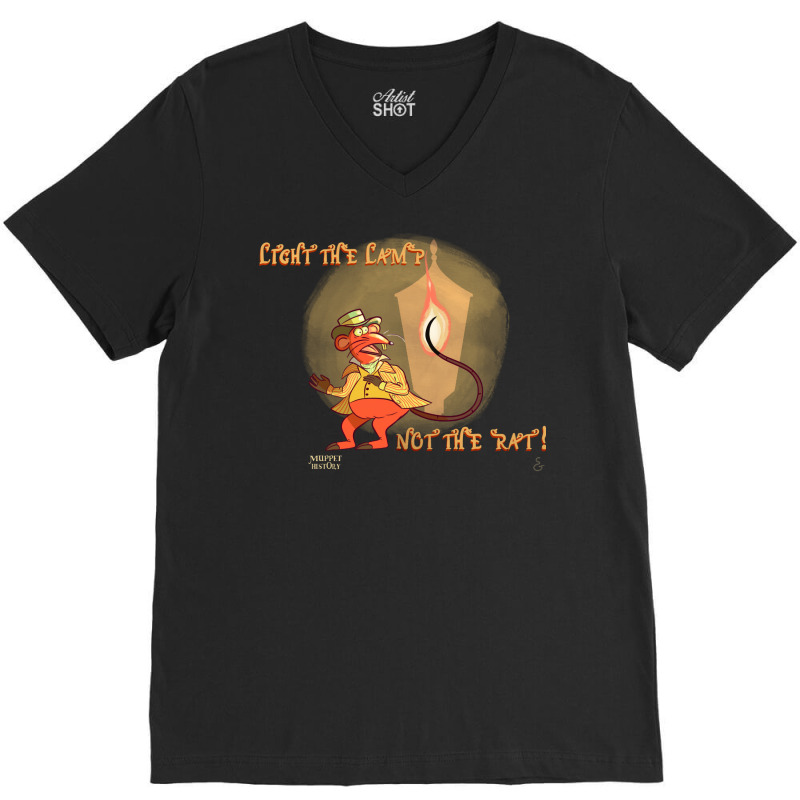 Light The Lamp Not The Rat V-Neck Tee by durimringajs | Artistshot