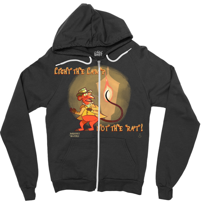 Light The Lamp Not The Rat Zipper Hoodie by durimringajs | Artistshot