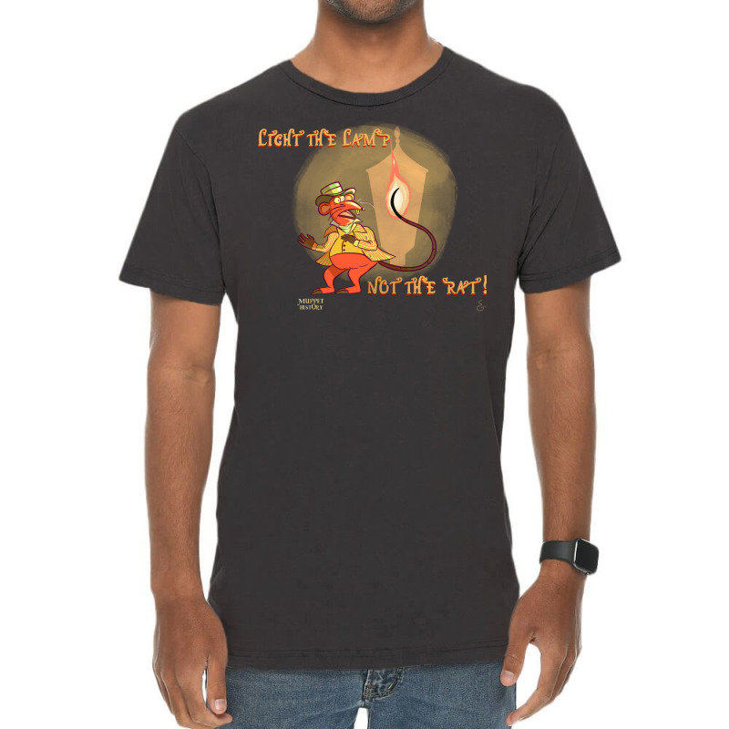 Light The Lamp Not The Rat Vintage T-Shirt by durimringajs | Artistshot