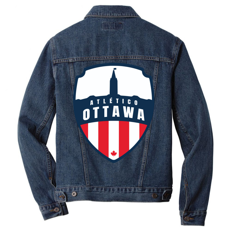 The Atlético Ottawa Men Denim Jacket | Artistshot