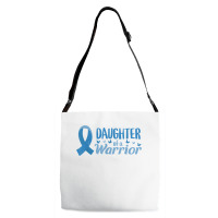 Diabetes Awareness Daughter Of A Warrior T1 T2 T Shirt Adjustable Strap Totes | Artistshot