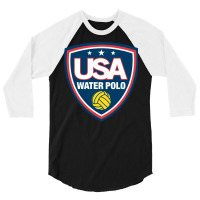 Usa Water Polo 3/4 Sleeve Shirt | Artistshot