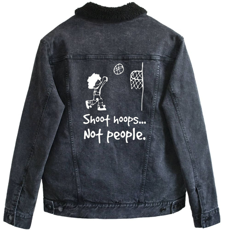 Shoot Unisex Sherpa-lined Denim Jacket | Artistshot