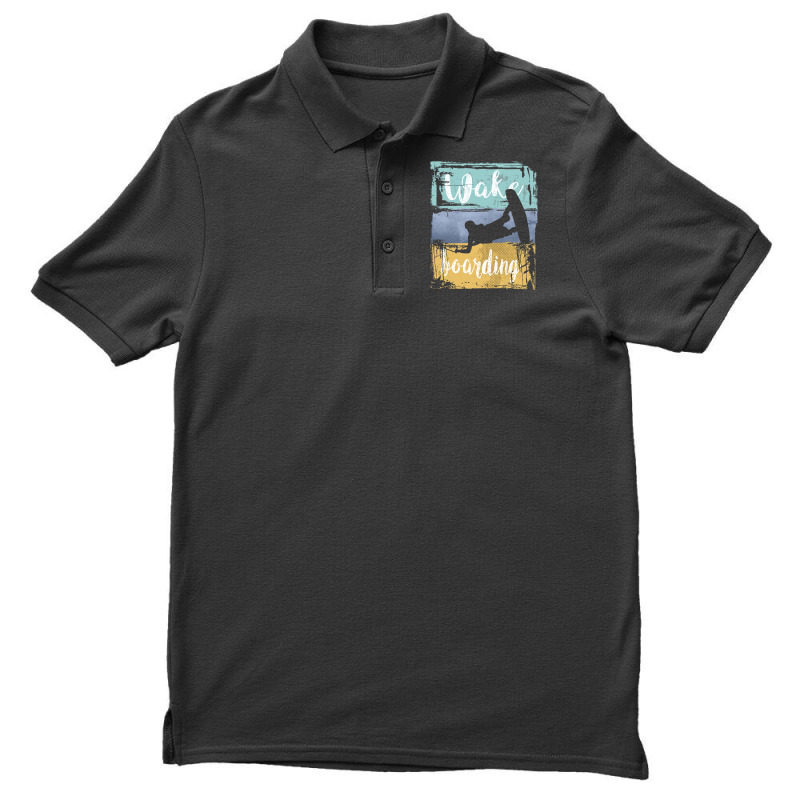 Wakeboarding Retro Wakeboarder Men's Polo Shirt | Artistshot