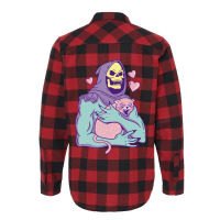 Skeletor's Cat Premium Scoop Flannel Shirt | Artistshot