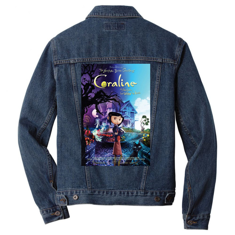 Coral Ine Poster Boy Men Denim Jacket | Artistshot