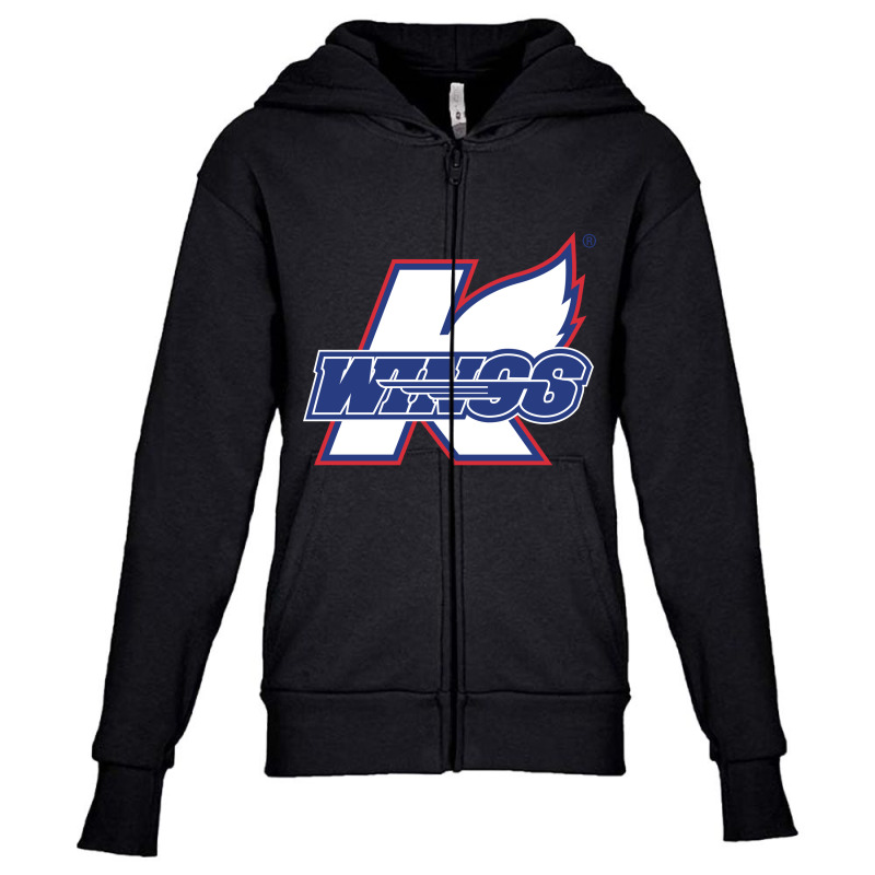 Kalamazoo Wings Youth Zipper Hoodie by Kailandtea | Artistshot